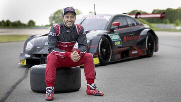 Andrea Dovizioso con el Audi RS 5 DTM.