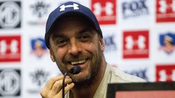 El estratega albo conversó con los medios en la previa del partido ante Católica.