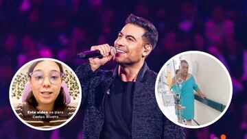 Lo operaron de cáncer al son de las rolas de Carlos Rivera; así responde el cantante a emotiva historia