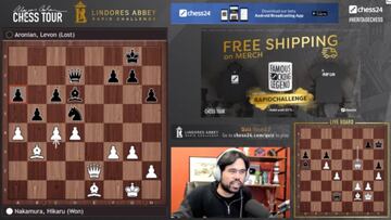 Nakamura primer semifinalista, Ding Liren y Yu Yangyi, al tercero