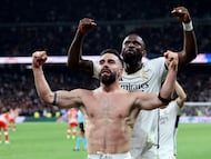 Dani Carvajal y Antonio Rudiger.