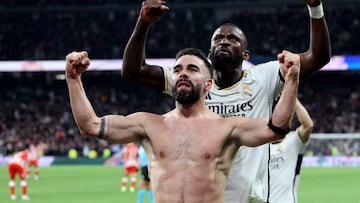 Dani Carvajal y Antonio Rudiger.