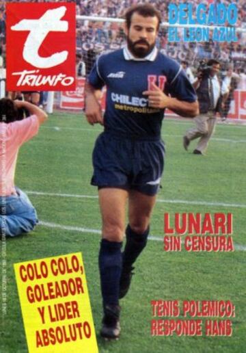 El León Paraguayo, campeón con la U en 1994 (llegó en 1992) luego se fue en el '95 a Colo Colo.