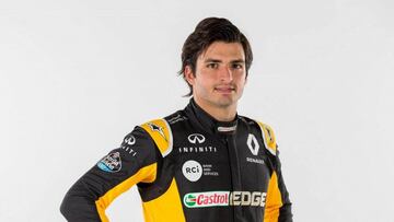 Carlos Sainz con sus nuevos colores.