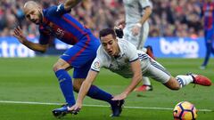 Lucas, sobre el lance con Mascherano: "Penalti clarísimo"