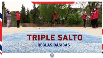 Volar lejos sobre la arena: las reglas básicas del triple salto