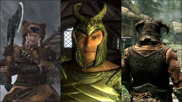 Tres generaciones de The Elder Scrolls.