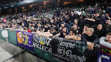 Los Ultras Sur, en el Villamarín.