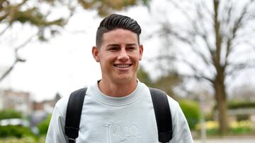 James Rodríguez se sumó a la concentración de la Selección Colombia en Londres.