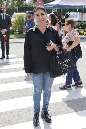 El Maestro Joao a su llegada al tanatorio La Paz para despedir a María Teresa Campos.