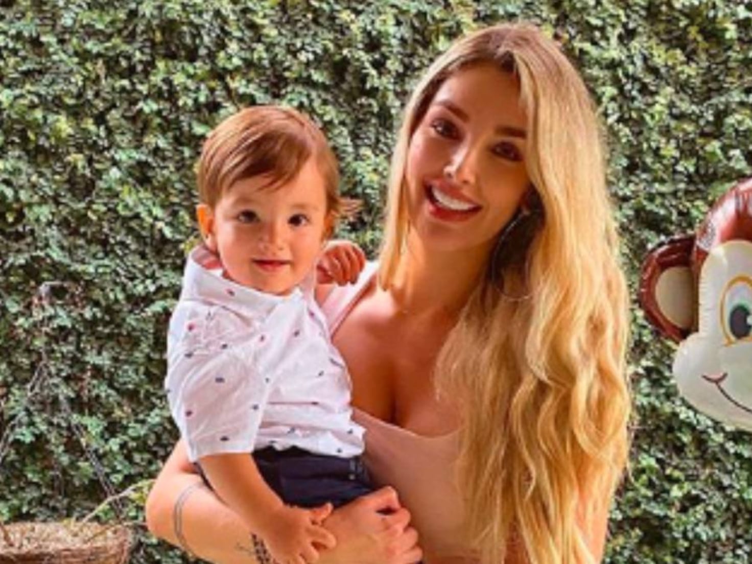 Melina y Mateo celebran primer cumpleaños de su hijo Salvador - Tikitakas