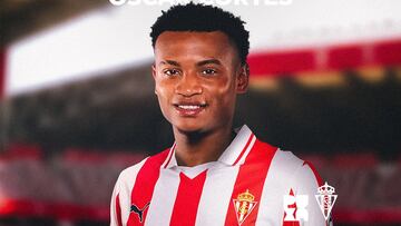 Oscar Cortés es nuevo jugador de Sporting de Gijón.