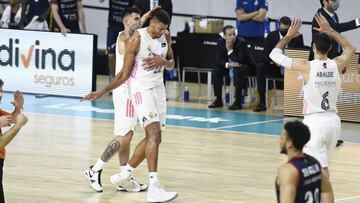 Walter Tavares, tras su triple contra el MoraBanc Andorra.
