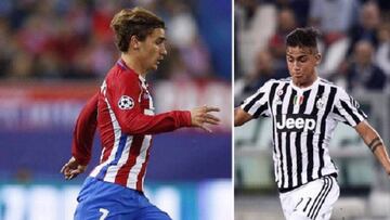 Griezmann y Dybala. 