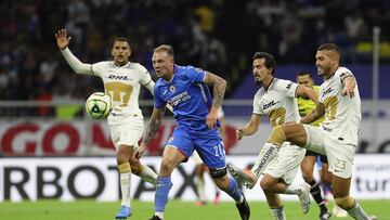 Carlos Rotondi en el duelo ante Pumas