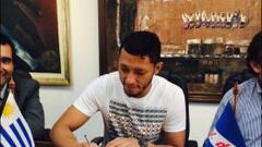 Carlos Valdés fue presentado en Nacional de Uruguay
