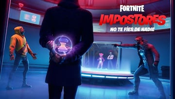 Arte oficial del modo de juego Impostores en Fortnite