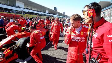 Sebastian Vettel logró la pole en Japón.
