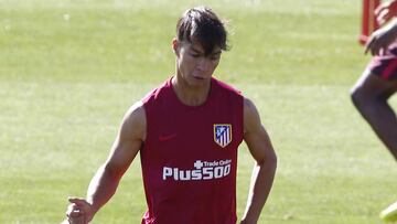 &Oacute;liver en un entrenamiento con el Atleti. 22-08-2016