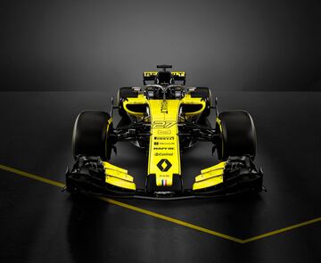 Así es el nuevo Renault RS18, el monoplaza en el que Carlos Sainz tiene puestas sus esperanzas para 2018.