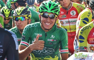 Diego Alba es uno de los ciclistas con mejor proyección en el país. Tras su excelente participación en el Giro de Italia Sub 23  firmó con el Movistar Team. 