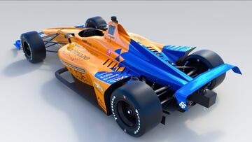 Así es el nuevo McLaren de Fernando Alonso para la Indy 500