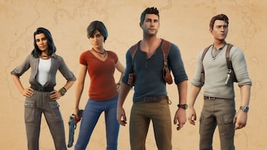 Fortnite x Uncharted: skins Nathan Drake y Chloe Frazer ya disponibles