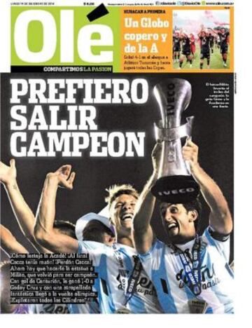 Portadas de la prensa deportiva