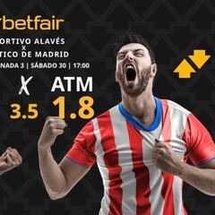 Deportivo Alavés vs. Atlético de Madrid: horario, dónde ver, pronósticos y clasificación