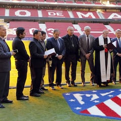 El cardenal arzobispo de Madrid bendijo el Wanda Metropolitano