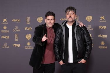 Los hermanos David Muñoz y José Muñoz, componentes del grupo musical Estopa.