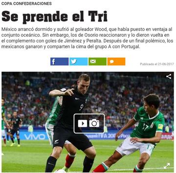 Así reaccionó la prensa internacional por la victoria de México