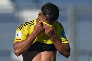 Imágenes del partido entre Colombia y Eslovaquia por los octavos de final del Mundial Sub 20 en el estadio San Juan del Bicentenario.