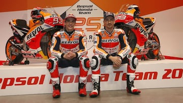 M&aacute;rquez Lorenzo Repsol Honda
 
 Marc M&aacute;rquez y Jorge Lorenzo en la presentaci&oacute;n del Repsol Honda
 
 
 23/01/2019