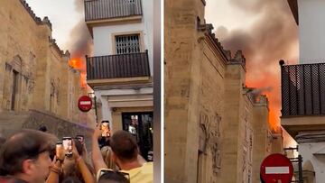 Declarado un incendio en la Mezquita de Córdoba