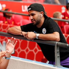 Mahrez se perdió la final de la Community Shield por temor a un positivo en el control antidopaje