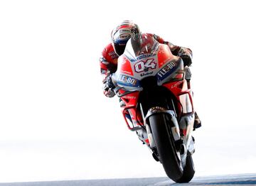 Andrea Dovizioso durante la calificación del GP de Japón.