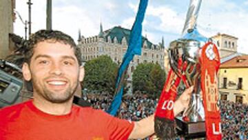 <b>SE MARCHA. </b>Juanín se despedirá de toda la afición leonesa.