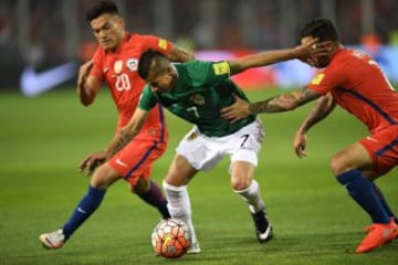 Chile vs. Bolivia en imágenes