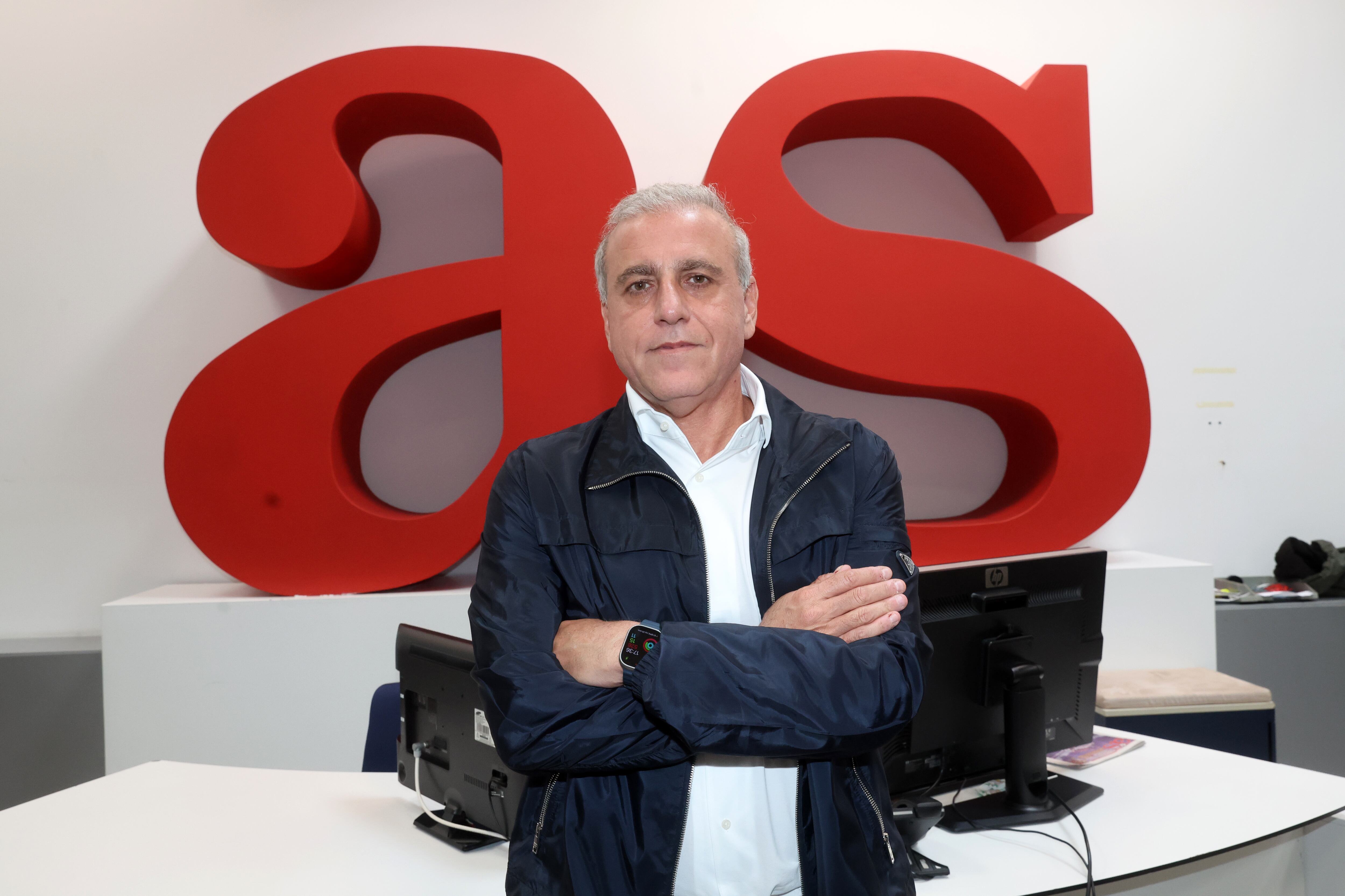 André Cury, durante su entrevista en AS.





