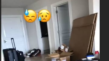 Nicolás Castillo presume su mudanza en redes