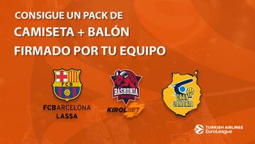 ¡Gana un pack de camiseta + balón firmados por tu equipo!