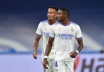 Militao y Alaba, con el Real Madrid.