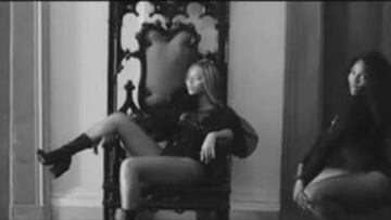 Beyoncé y Serena Williams, en el videoclip de "Lemonade", el nuevo álbum de la cantante estadounidense.