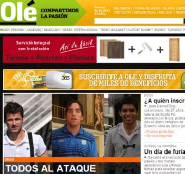 Portadas de la prensa extranjera