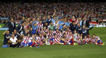 El 19 de agosto de 2014 el Atlético ganó la Supercopa de España al Real Madrid. Juanfran sumaba un título más esa temporada. 
 