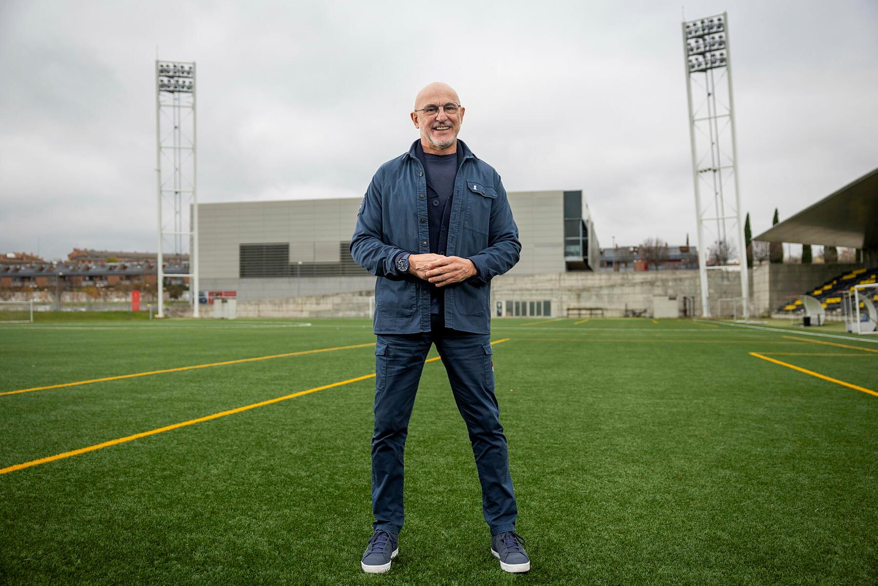 Luis de la Fuente posa para AS.