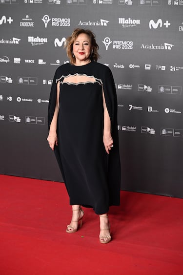 Carmen Machi posa en la alfombra roja de los Premios Iris 2026 celebrados en Madrid. 
 
 
 
