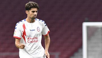Enzo Zidane, jugador del Rayo Majadahonda, durante un partido.