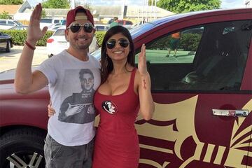 PASIÓN DEPORTIVA | En los posts de Mia hay más fotos de ellas en eventos deportivos que fotos seductoras.
